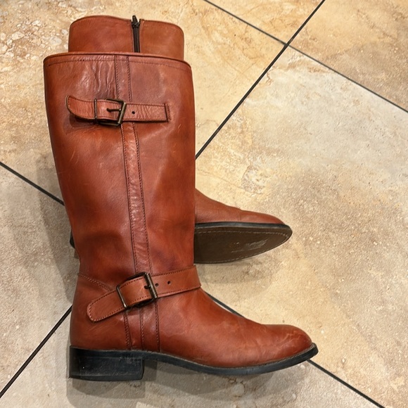 Dingo Women’s Zipper Up Leather Tall Boots size 8 - Picture 7 of 16